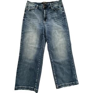 Judy Blue Womens Wide Leg Jeans Size 13/31